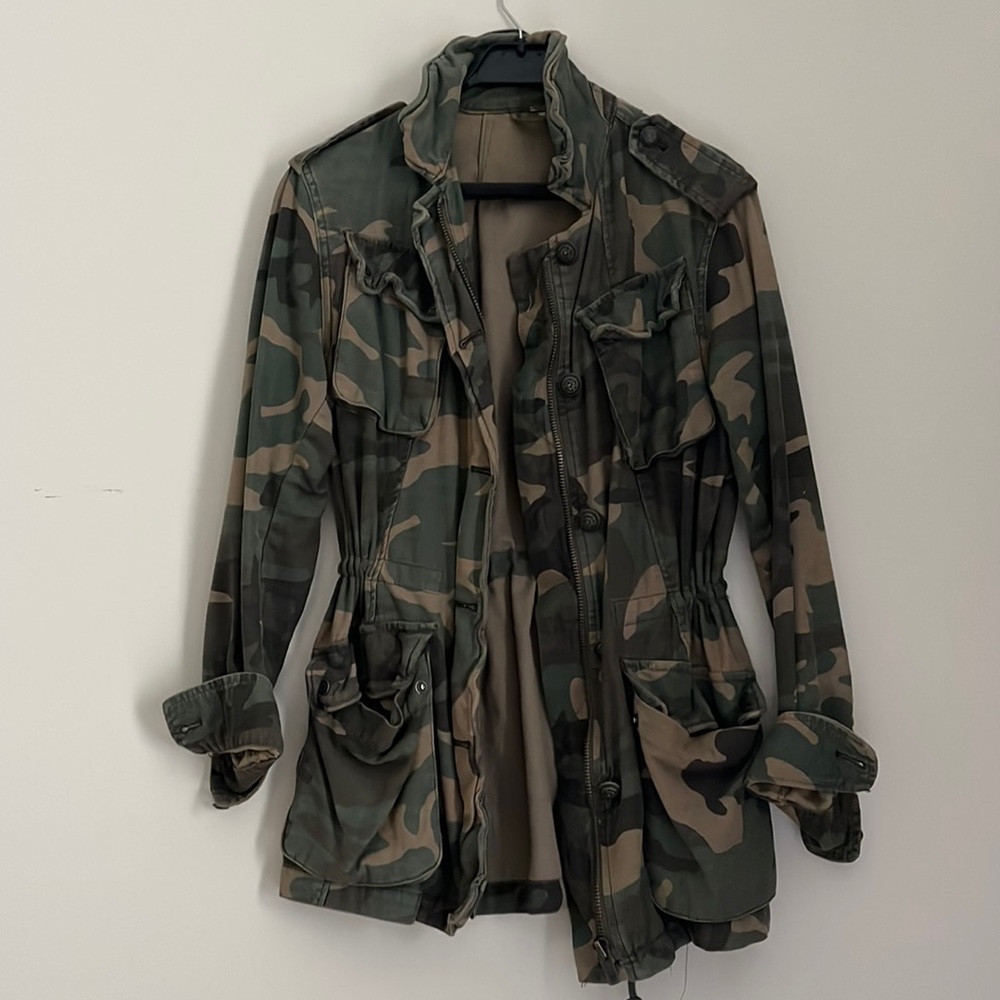 cute camouflage jacket from Free People